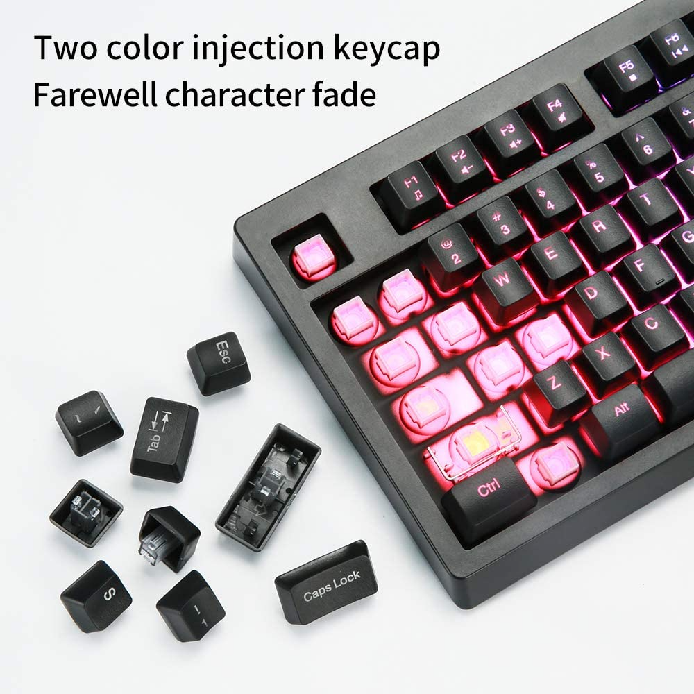 Teclado Gamer sem fio L87 RGB