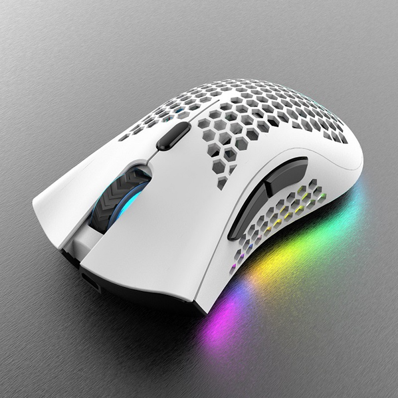 Mouse Gamer Ultra Leve RGB SEM FIO