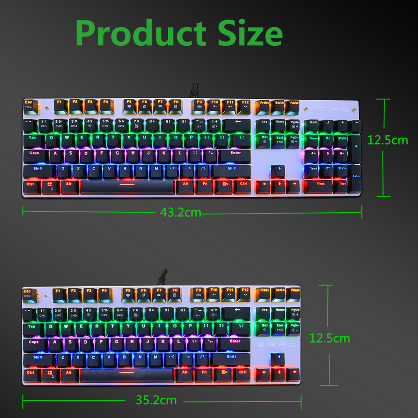 Teclado Mecânico RGB Metoo