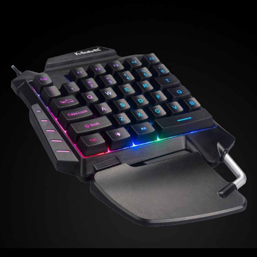 Teclado Mecânico RGB para uma mão